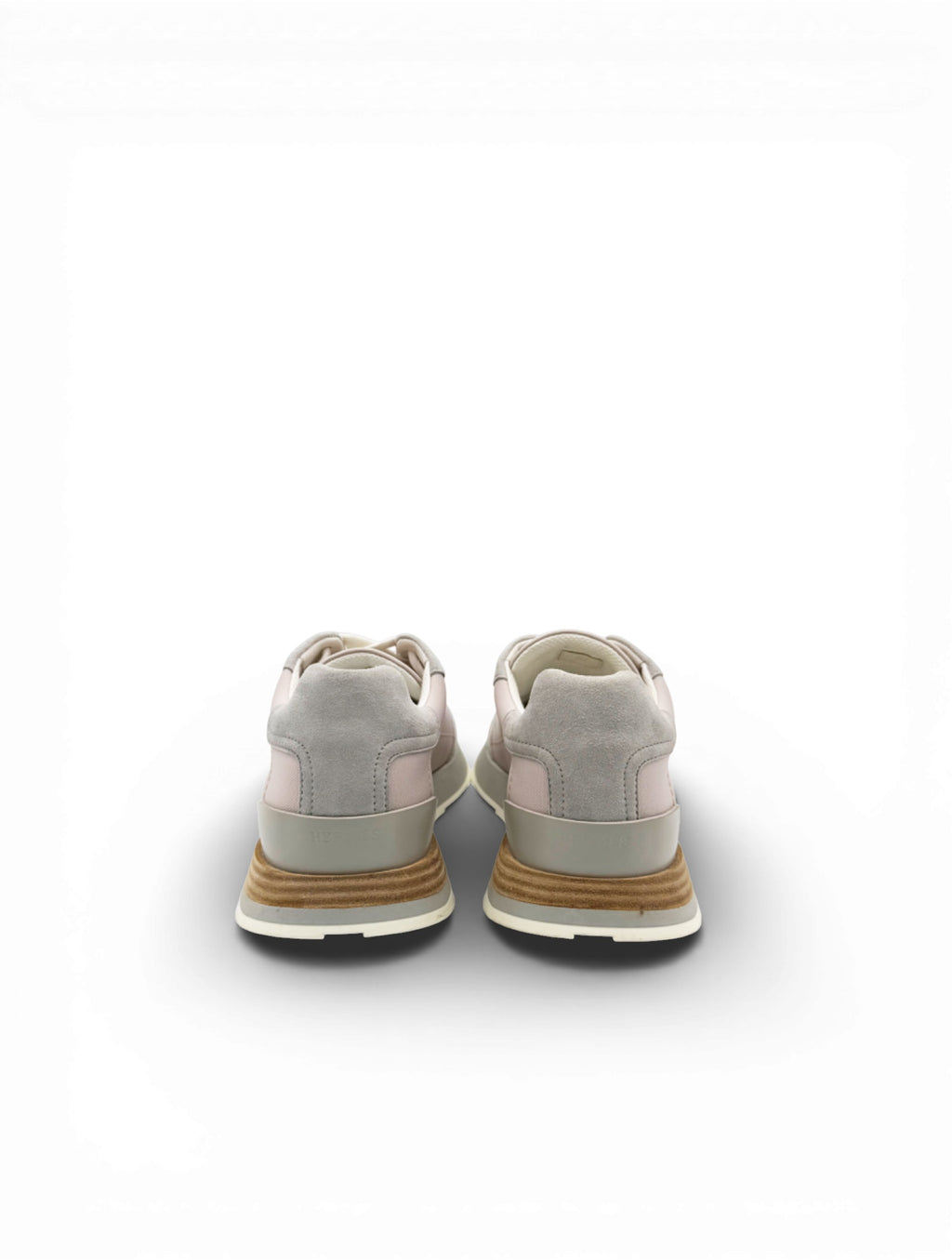 Hermes Drive Low Trainers - Grey & Pink