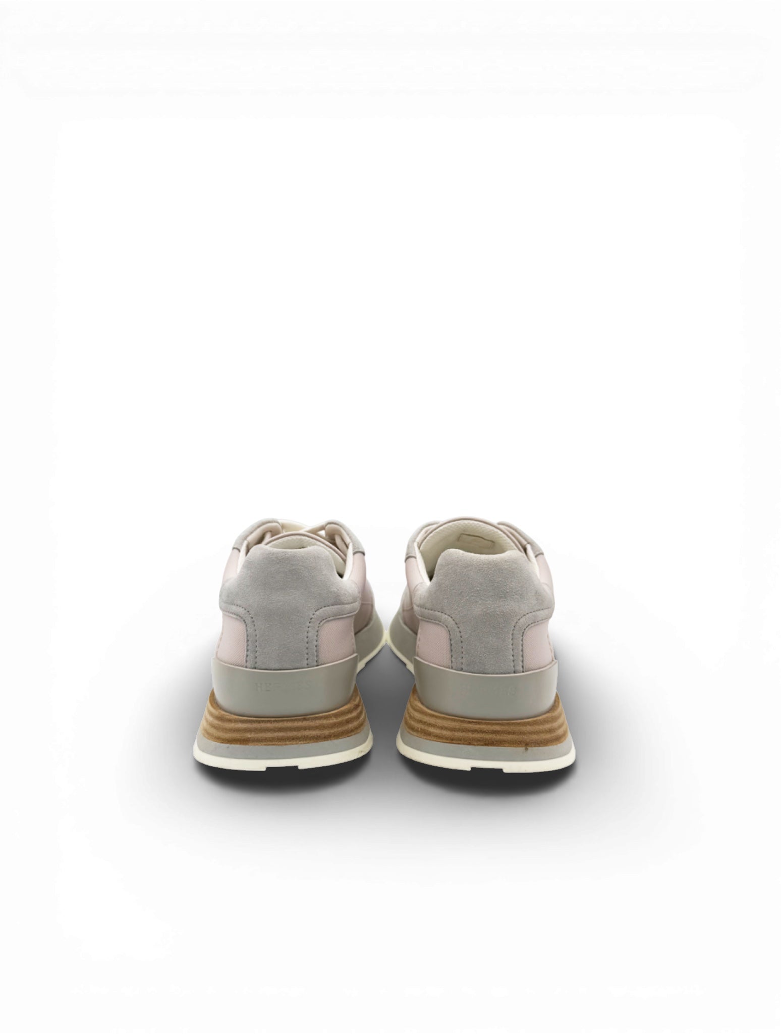 Hermes Drive Low Trainers - Grey & Pink