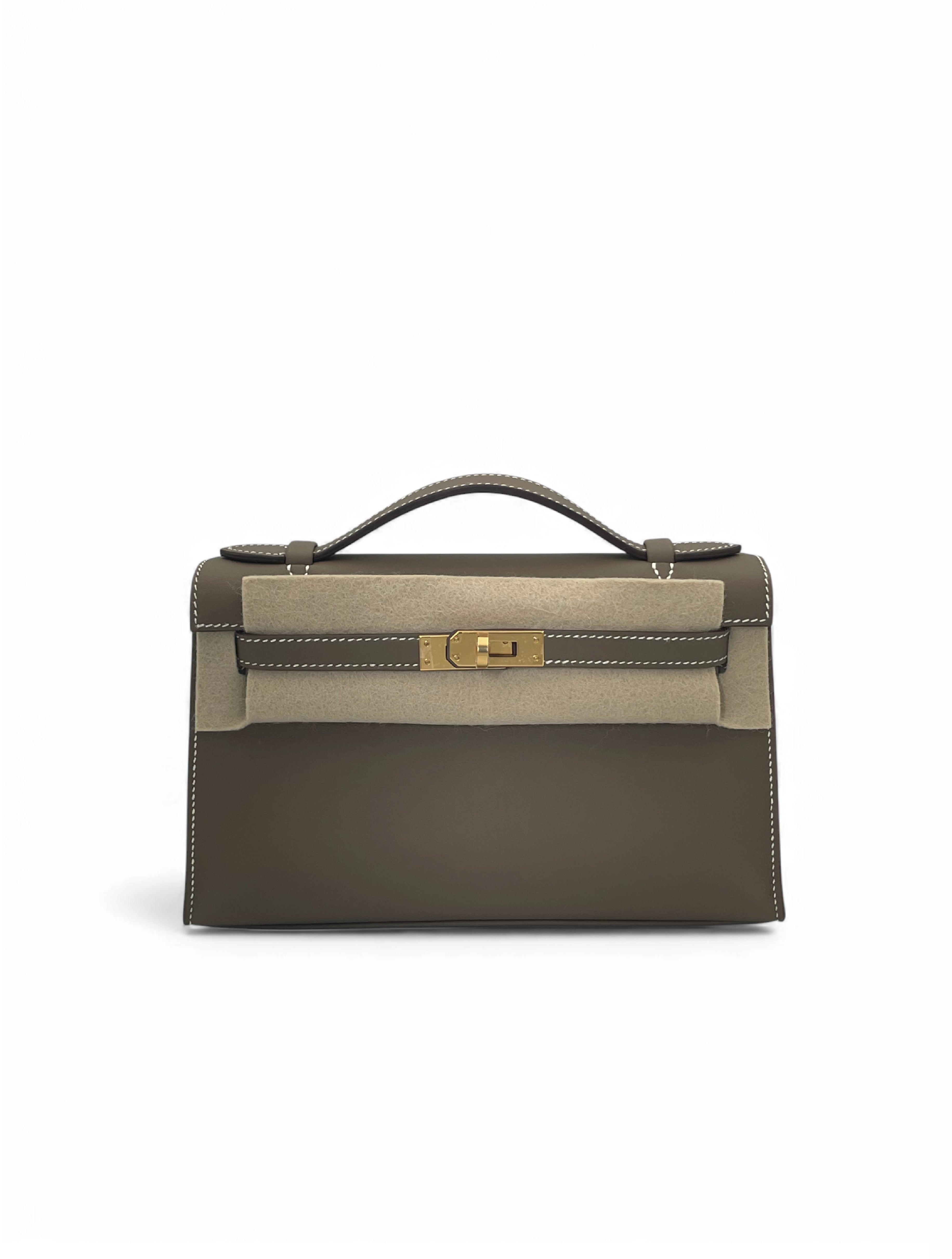 Hermes Kelly Pochette - Etoupe