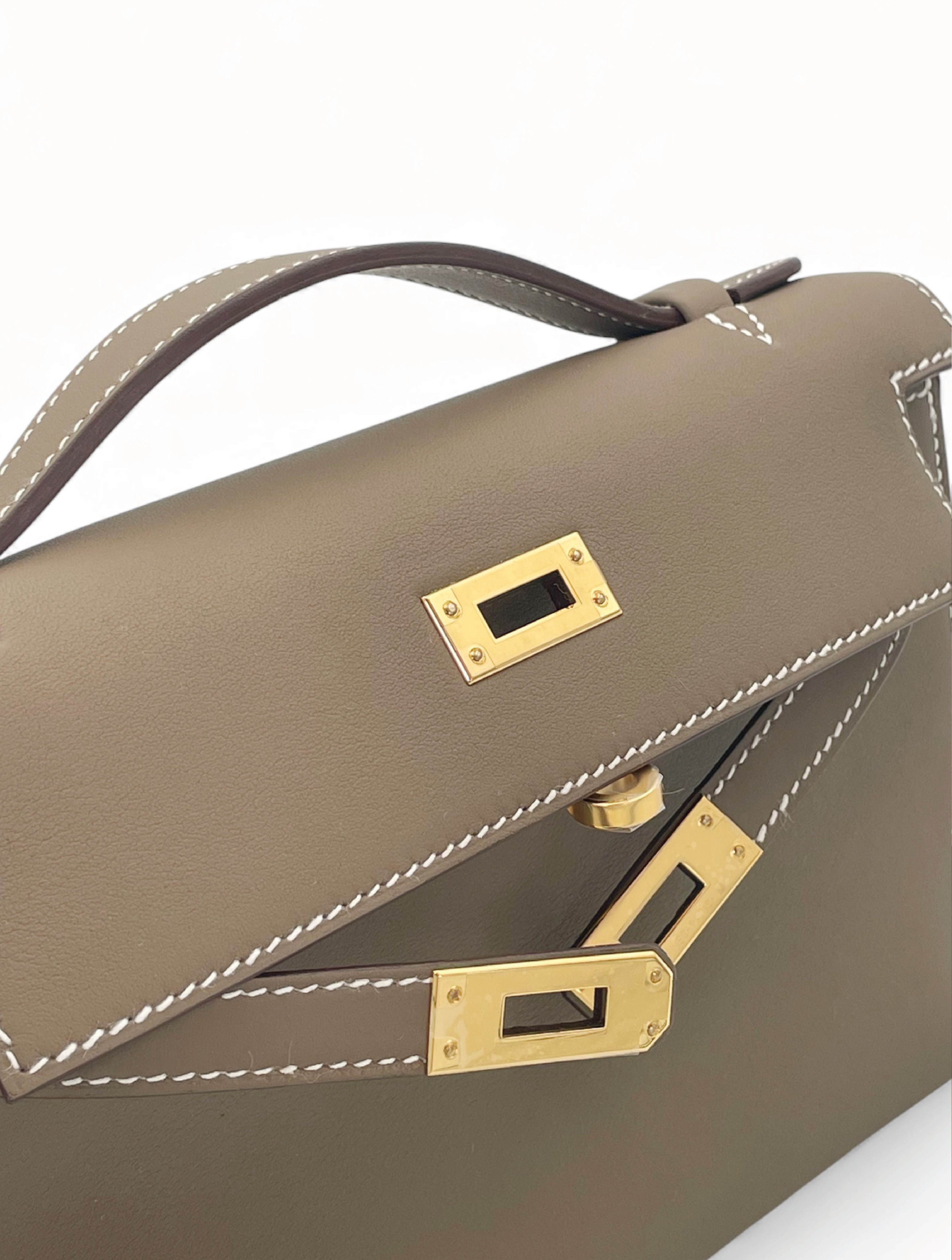 Hermes Kelly Pochette - Etoupe