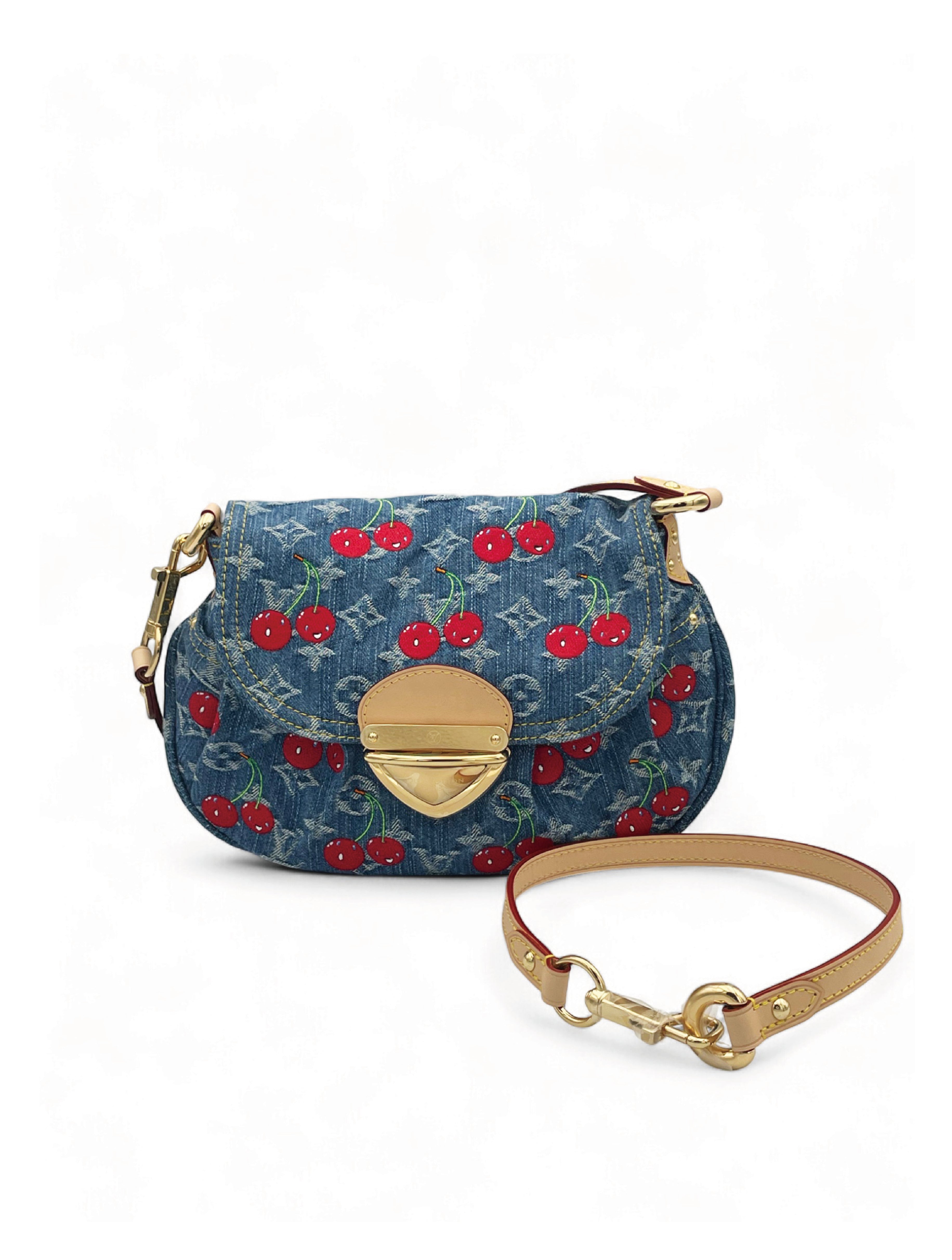 Louis Vuitton x Takashi Murakami Sunset handbag - Denim