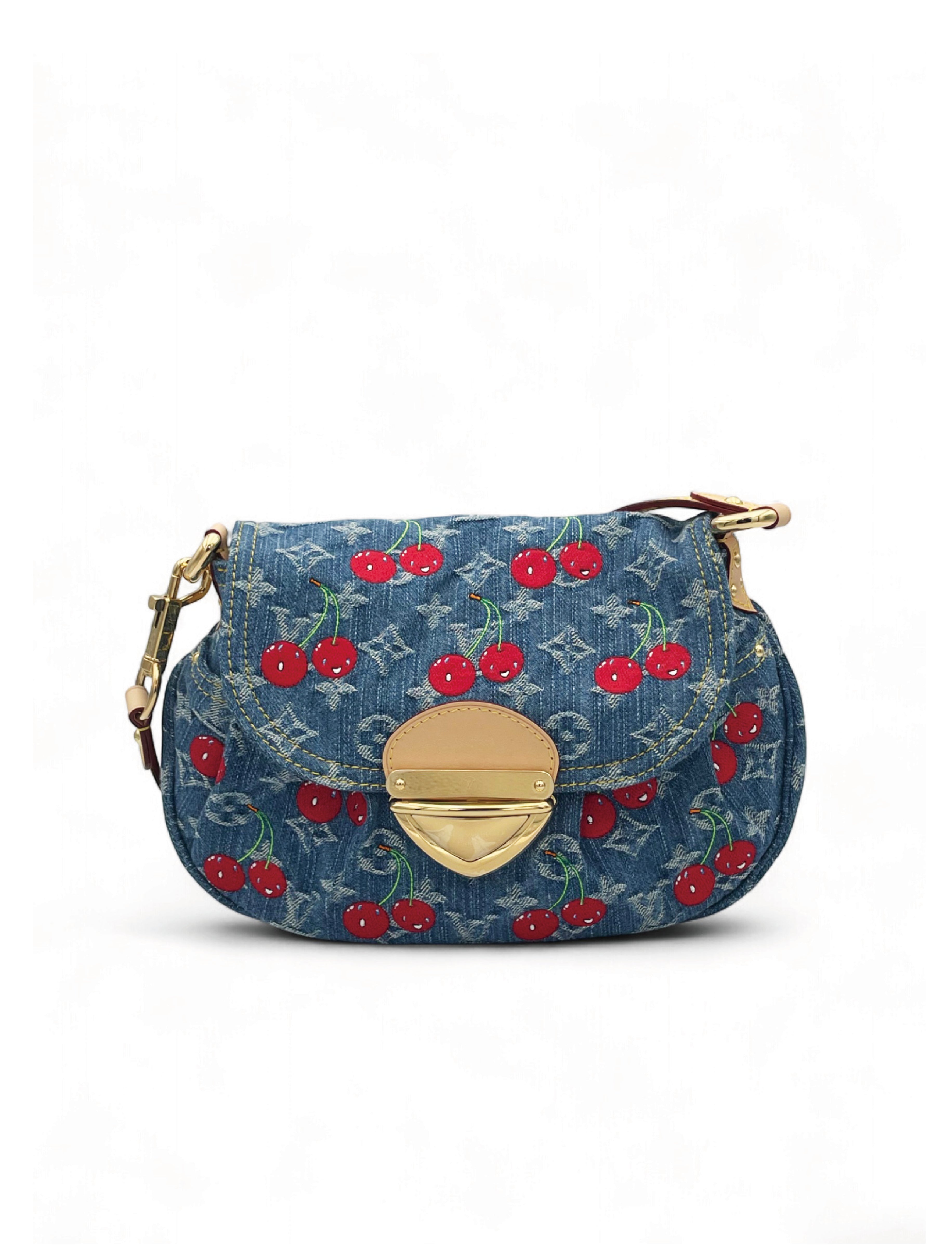 Louis Vuitton x Takashi Murakami Sunset handbag - Denim