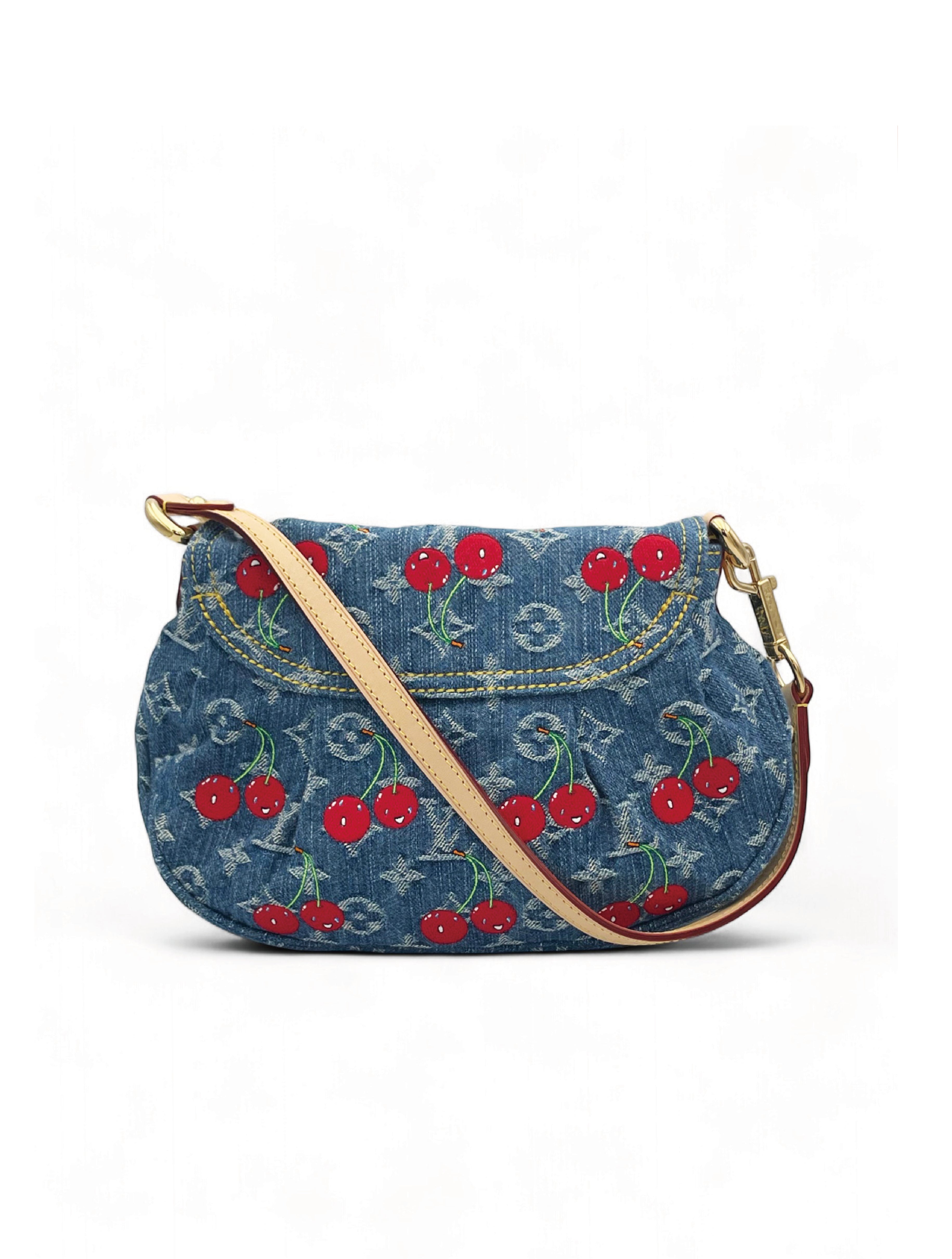 Louis Vuitton x Takashi Murakami Sunset handbag - Denim