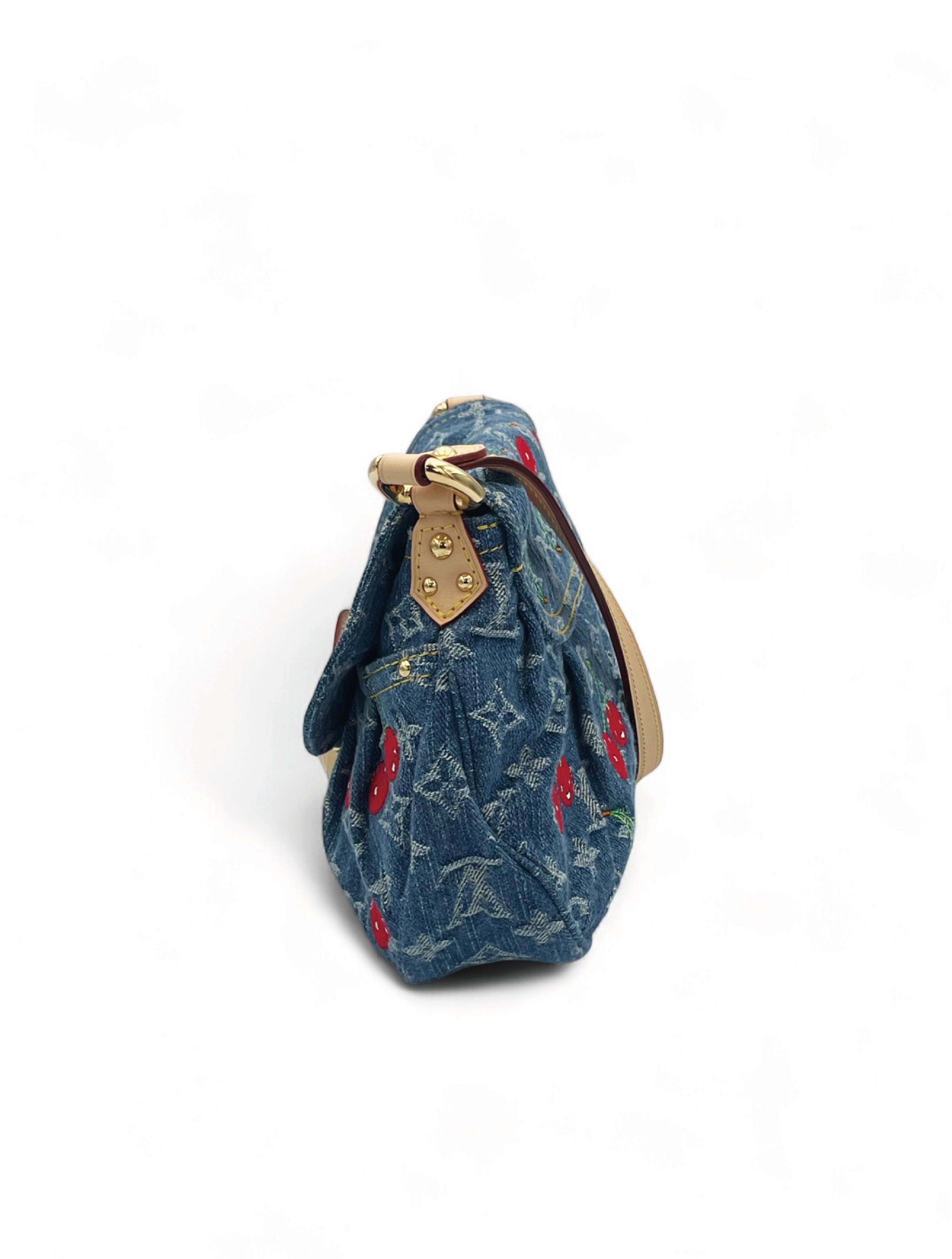 Louis Vuitton x Takashi Murakami Sunset handbag - Denim