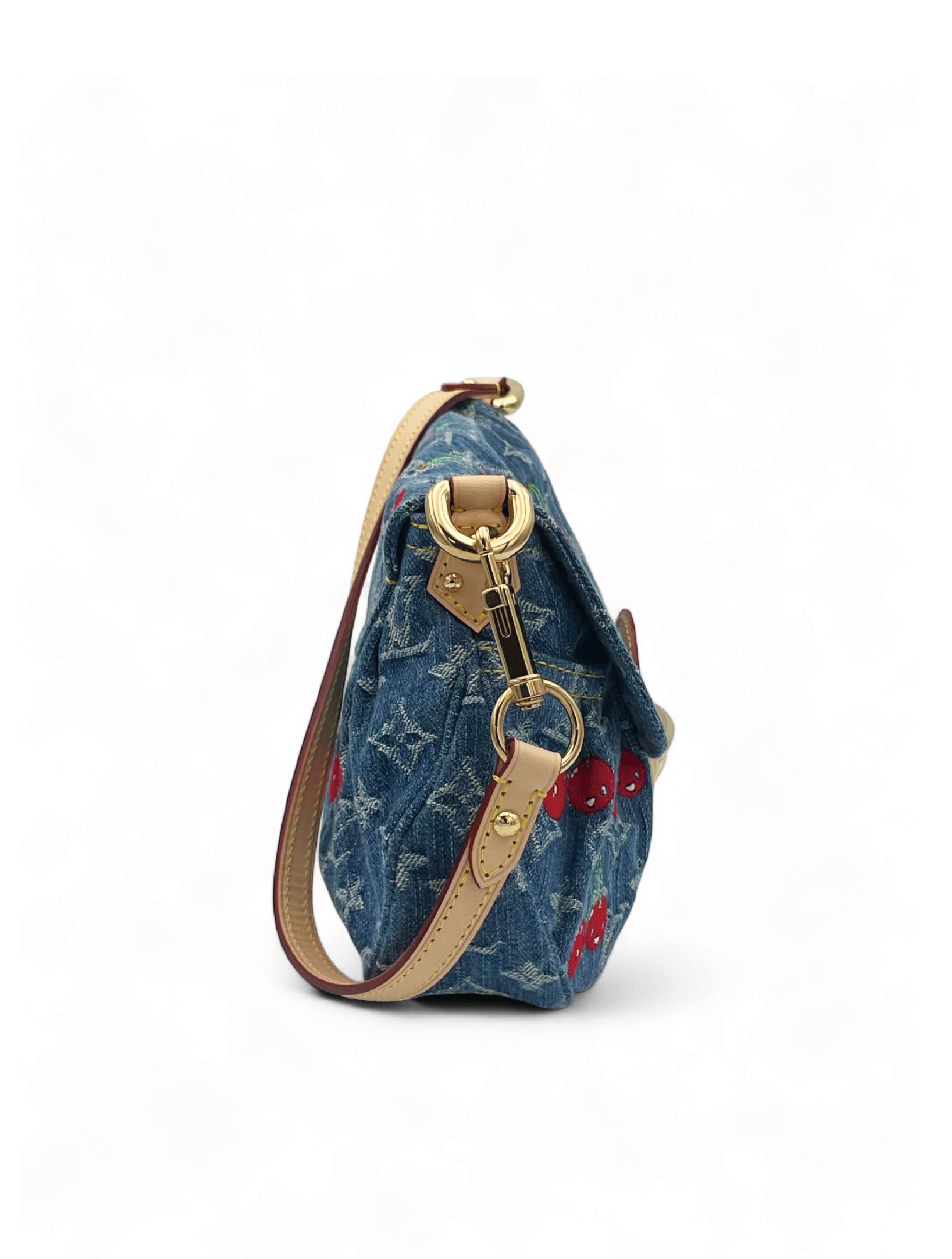 Louis Vuitton x Takashi Murakami Sunset handbag - Denim