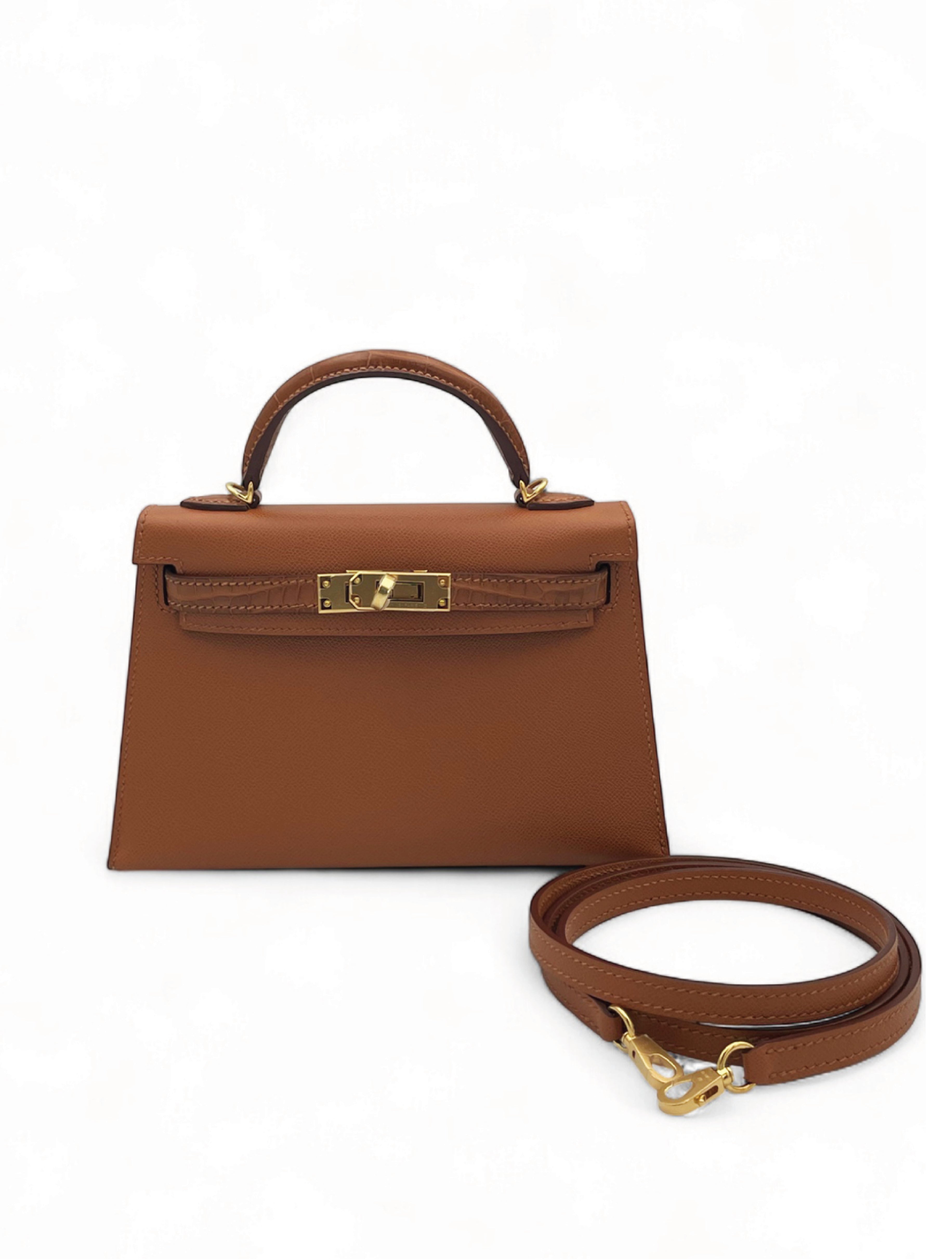 Hermes Mini Kelly Touch - Gold Madame / Alligator