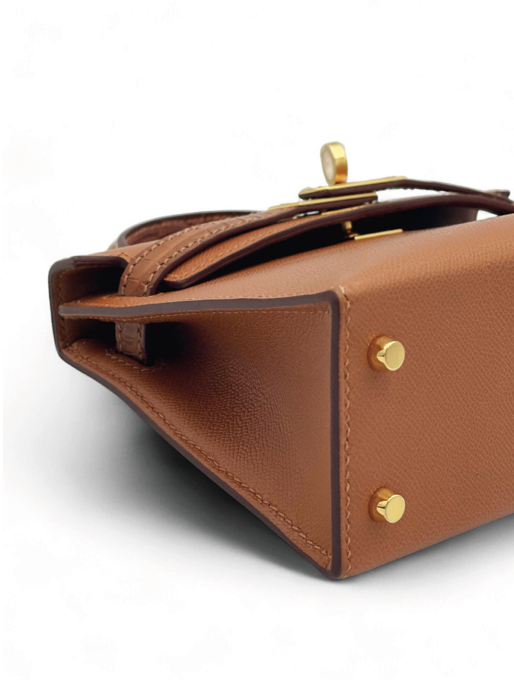 Hermes Mini Kelly Touch - Gold Madame / Alligator