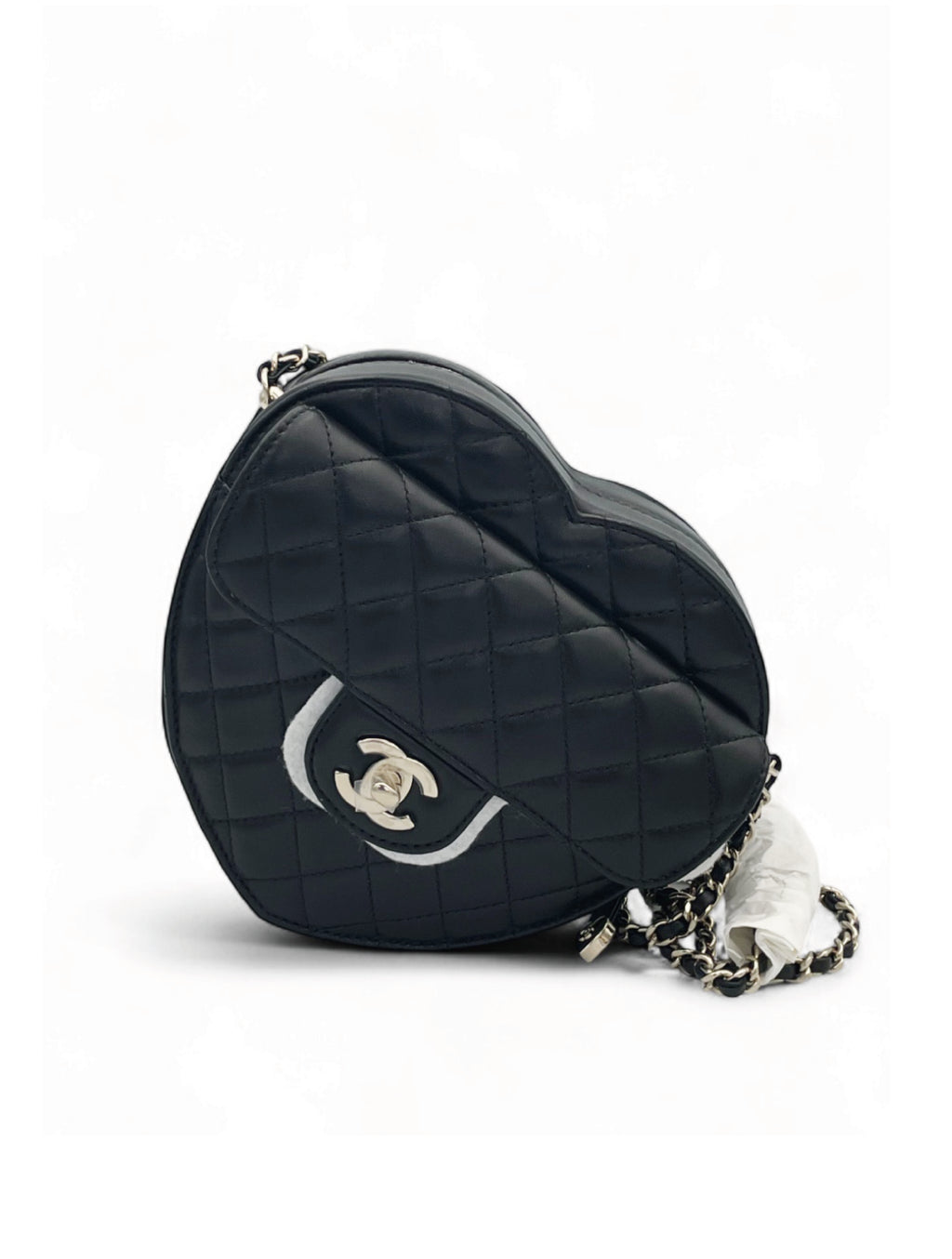 Chanel Heart Bag - Black Lambskin