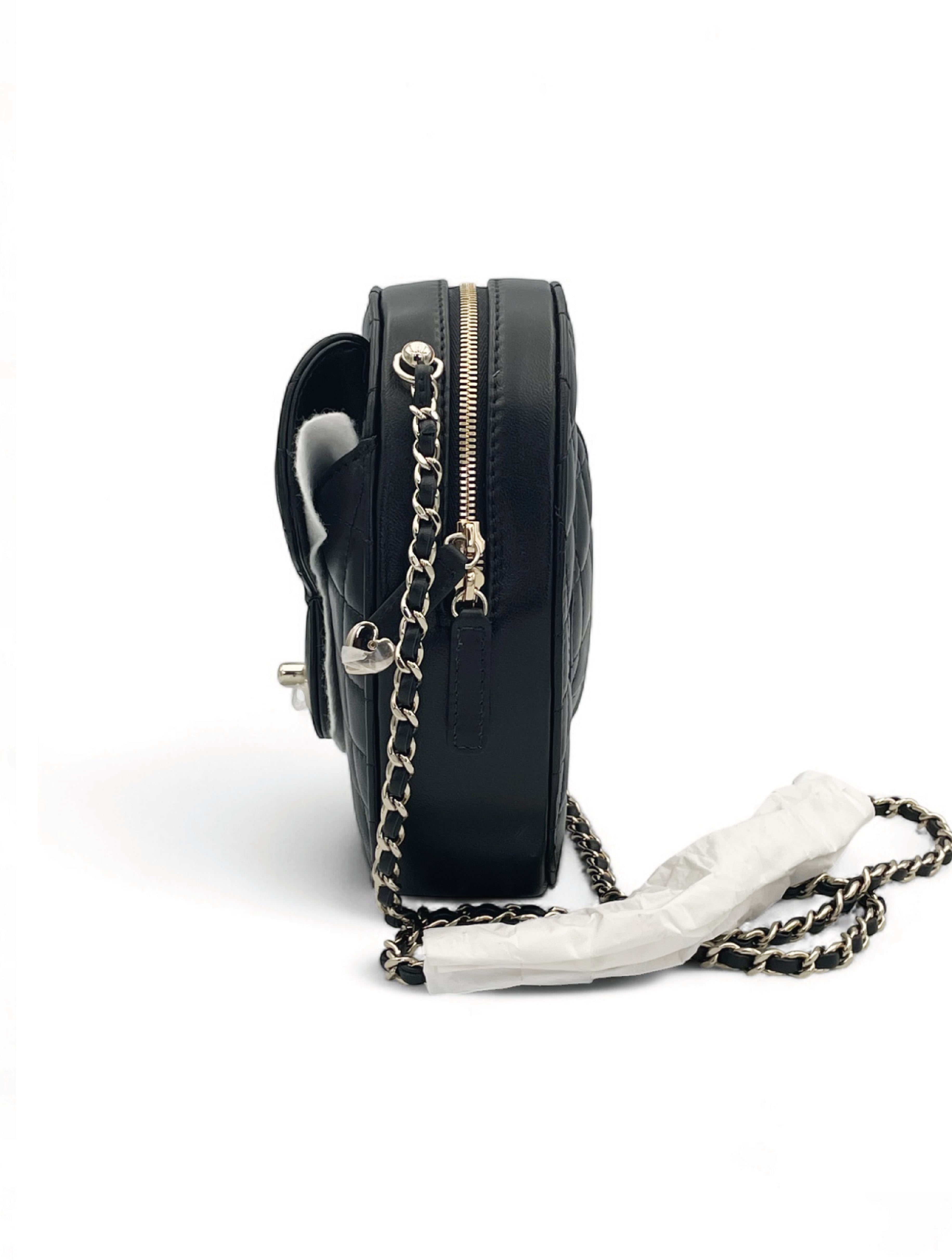 Chanel Heart Bag - Black Lambskin