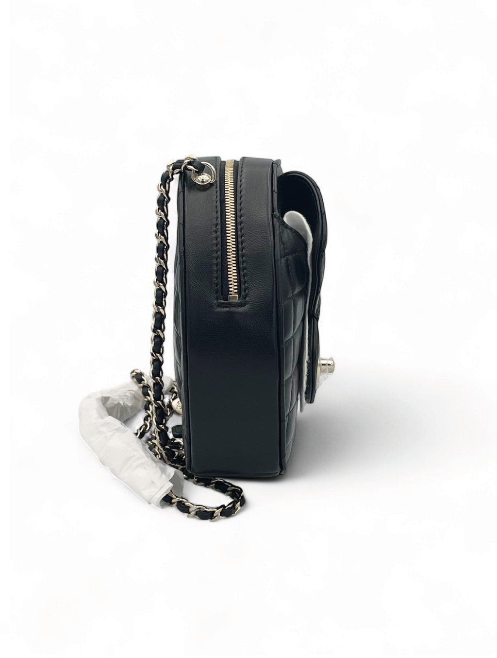 Chanel Heart Bag - Black Lambskin