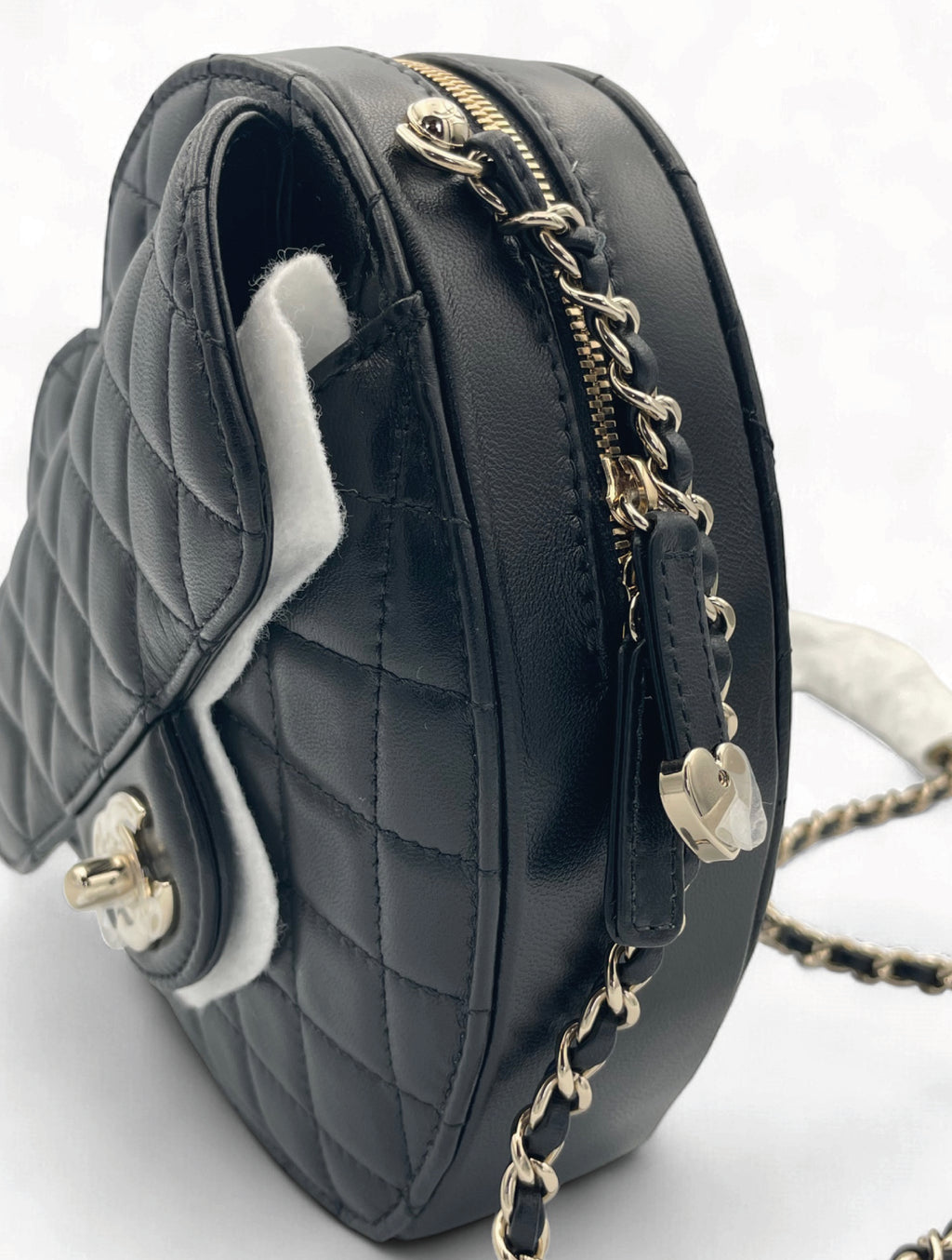 Chanel Heart Bag - Black Lambskin