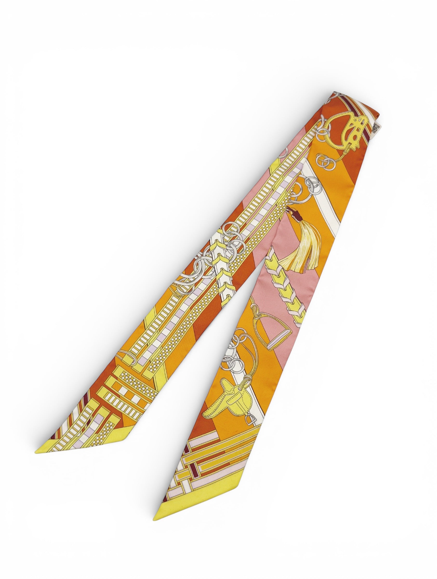 Hermes Brides Et Gris-Gris - Orange/Jaune/Rose