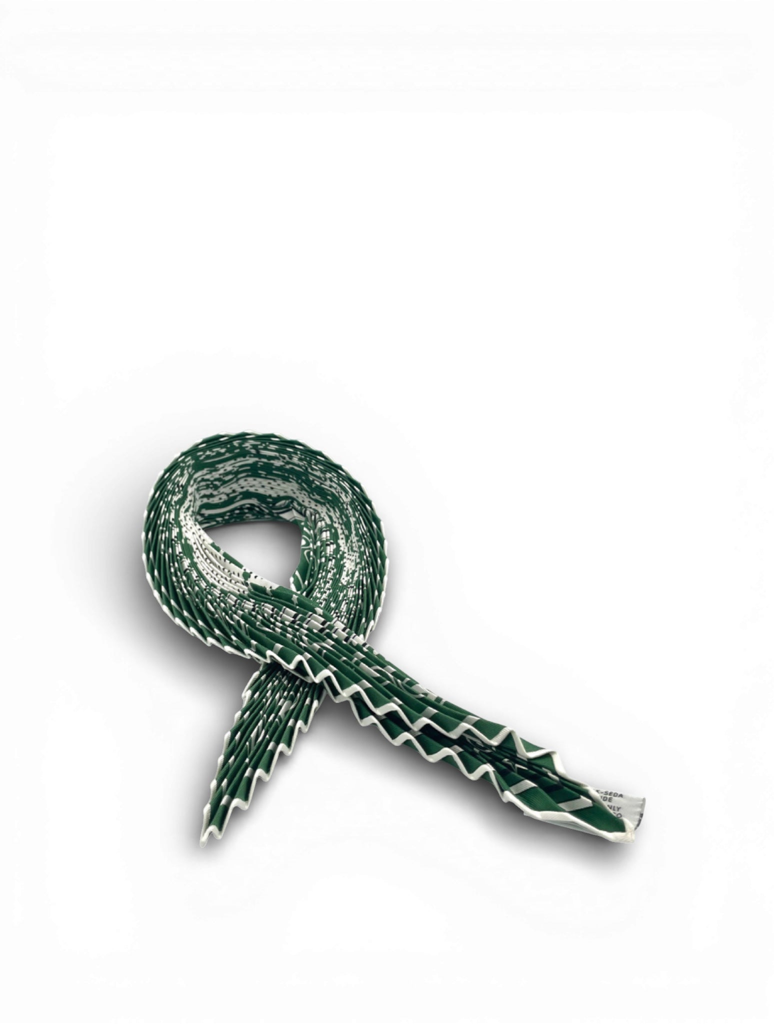 Hermes Brides de Gala pleated bandana 55 - Rose/ Vert/ Violet