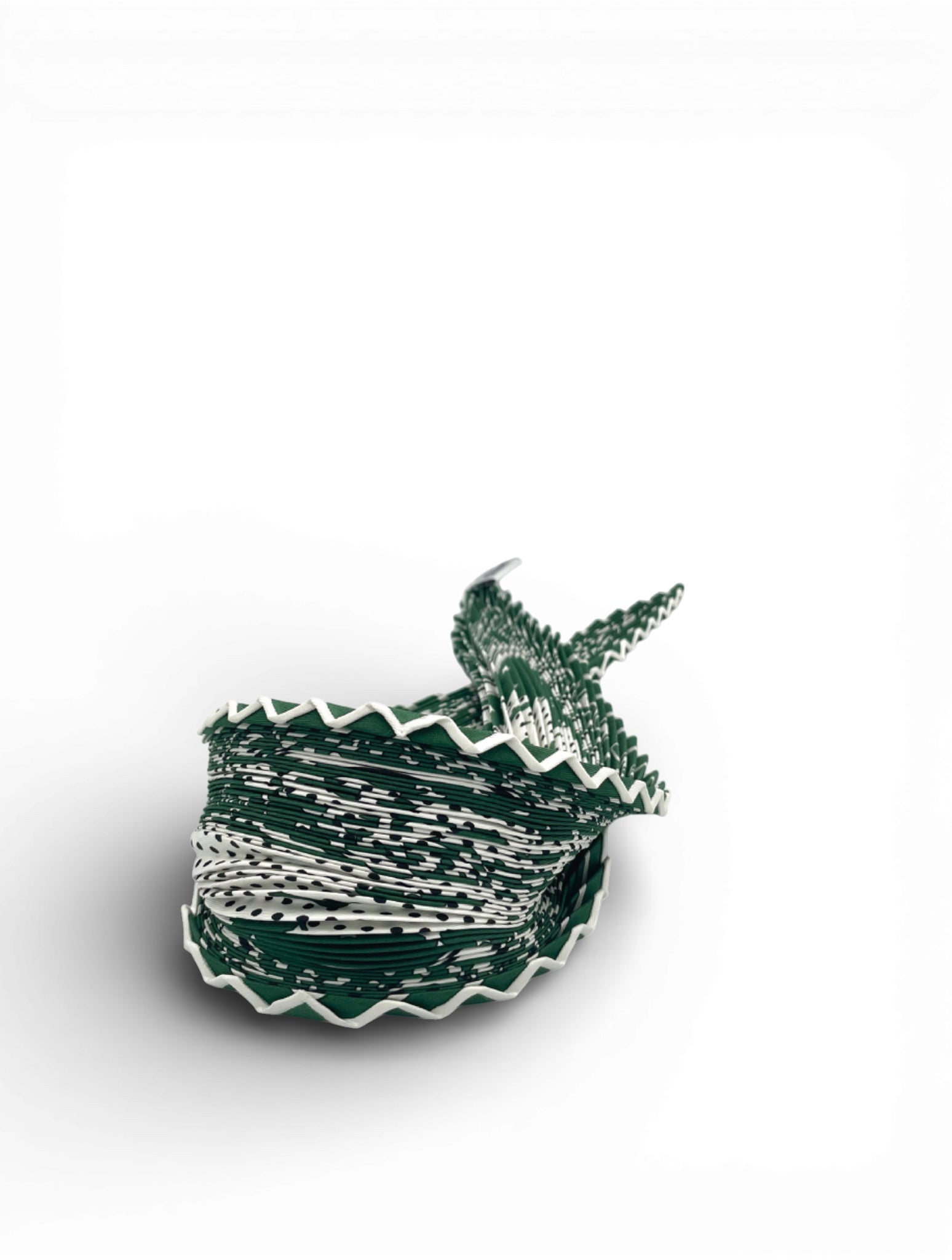 Hermes Brides de Gala pleated bandana 55 - Rose/ Vert/ Violet