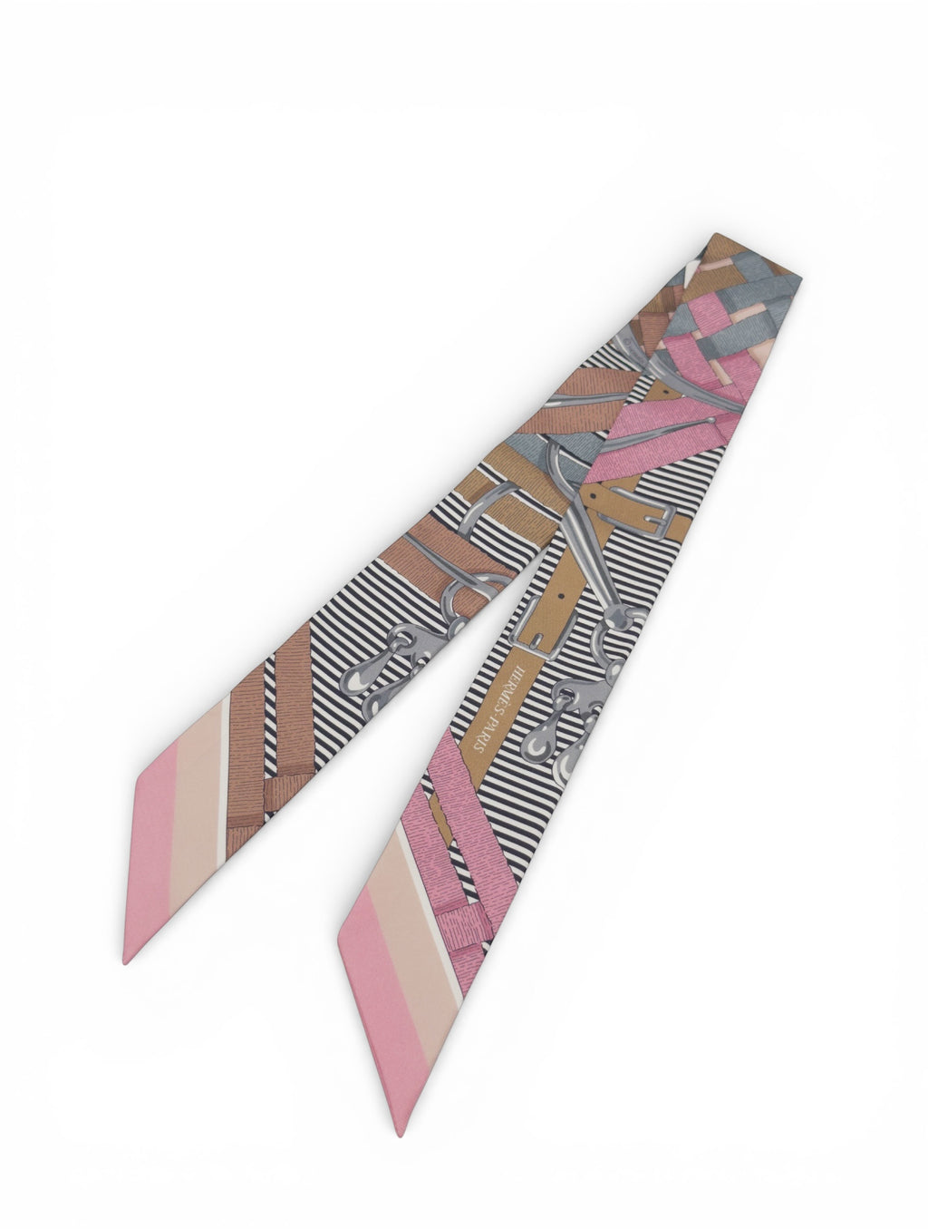 Hermes Mors a Jouets Chemise Twilly - Vieux Rose/Gris