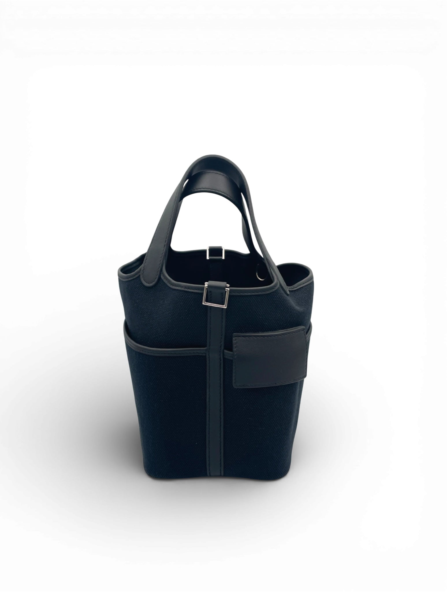 Hermes Picotin 18 Cargo - Black Swift/Canvas