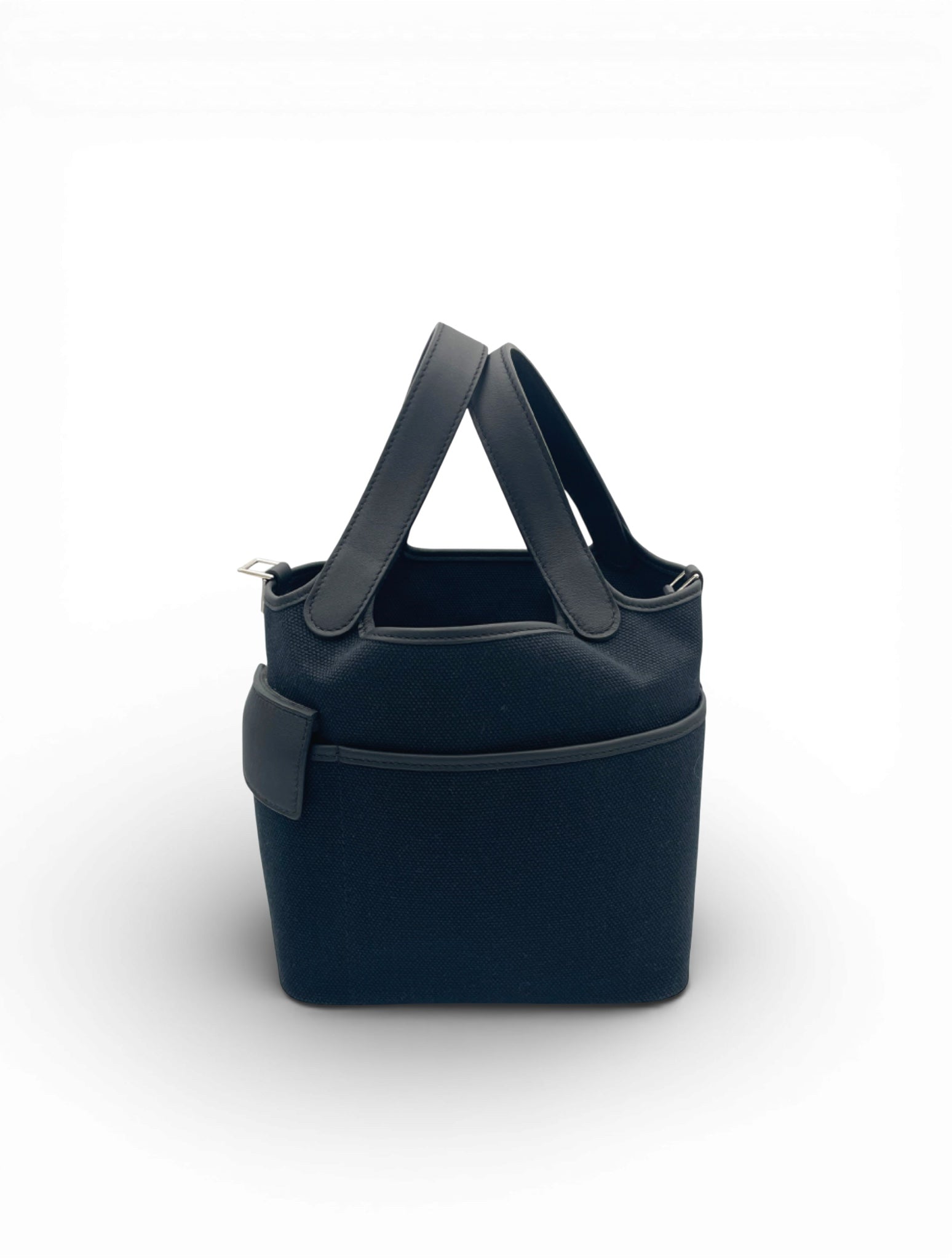 Hermes Picotin 18 Cargo - Black Swift/Canvas