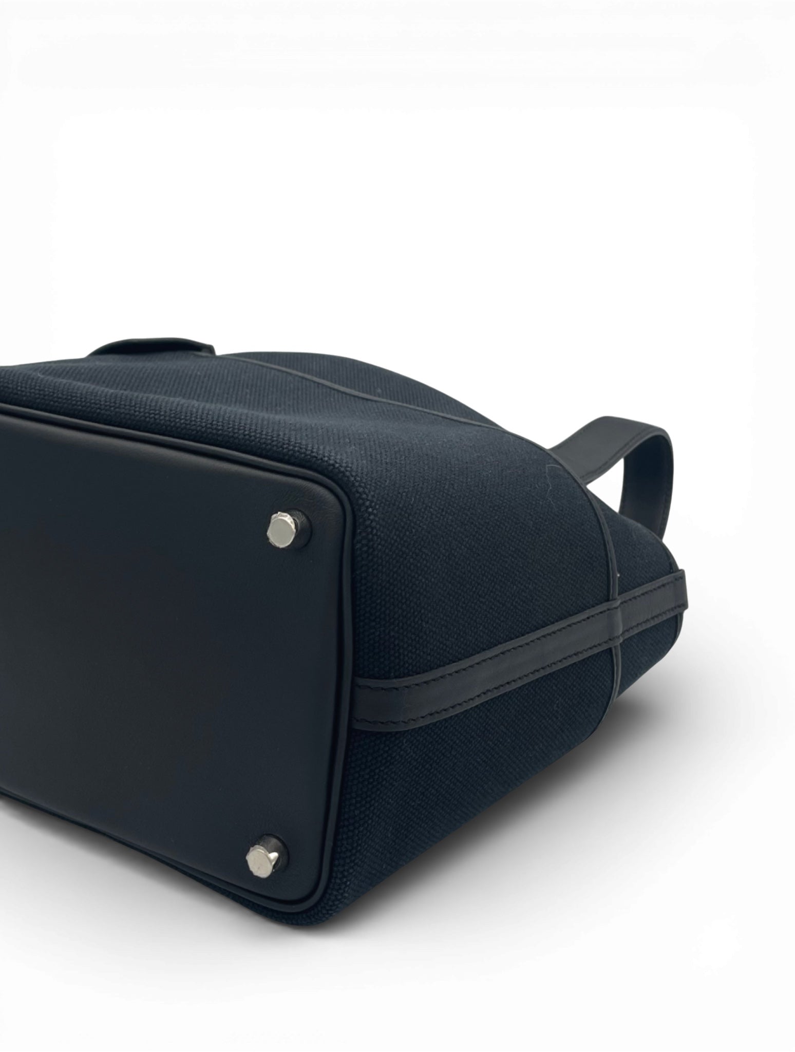 Hermes Picotin 18 Cargo - Black Swift/Canvas