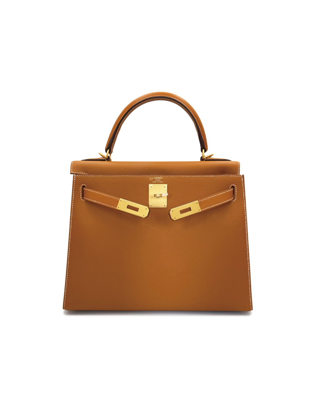 Hermes HSS Kelly 28 - Gold Epsom / Malachite inside