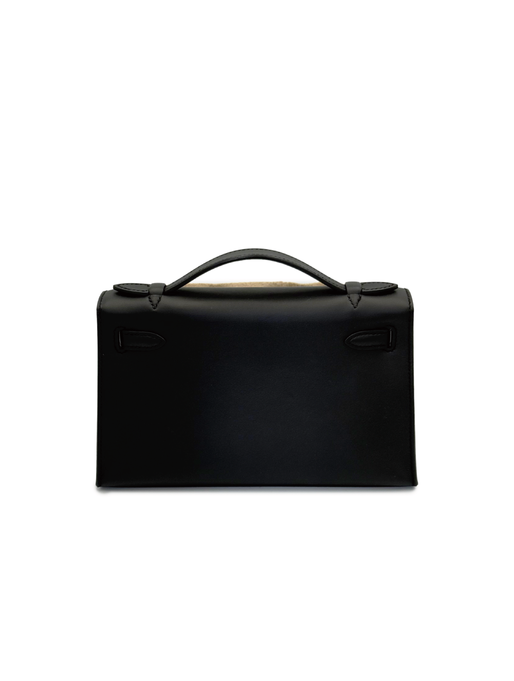 Hermes Mini Kelly Pochette - Noir Swift