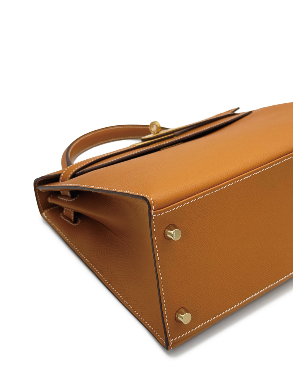 Hermes HSS Kelly 28 - Gold Epsom / Malachite inside