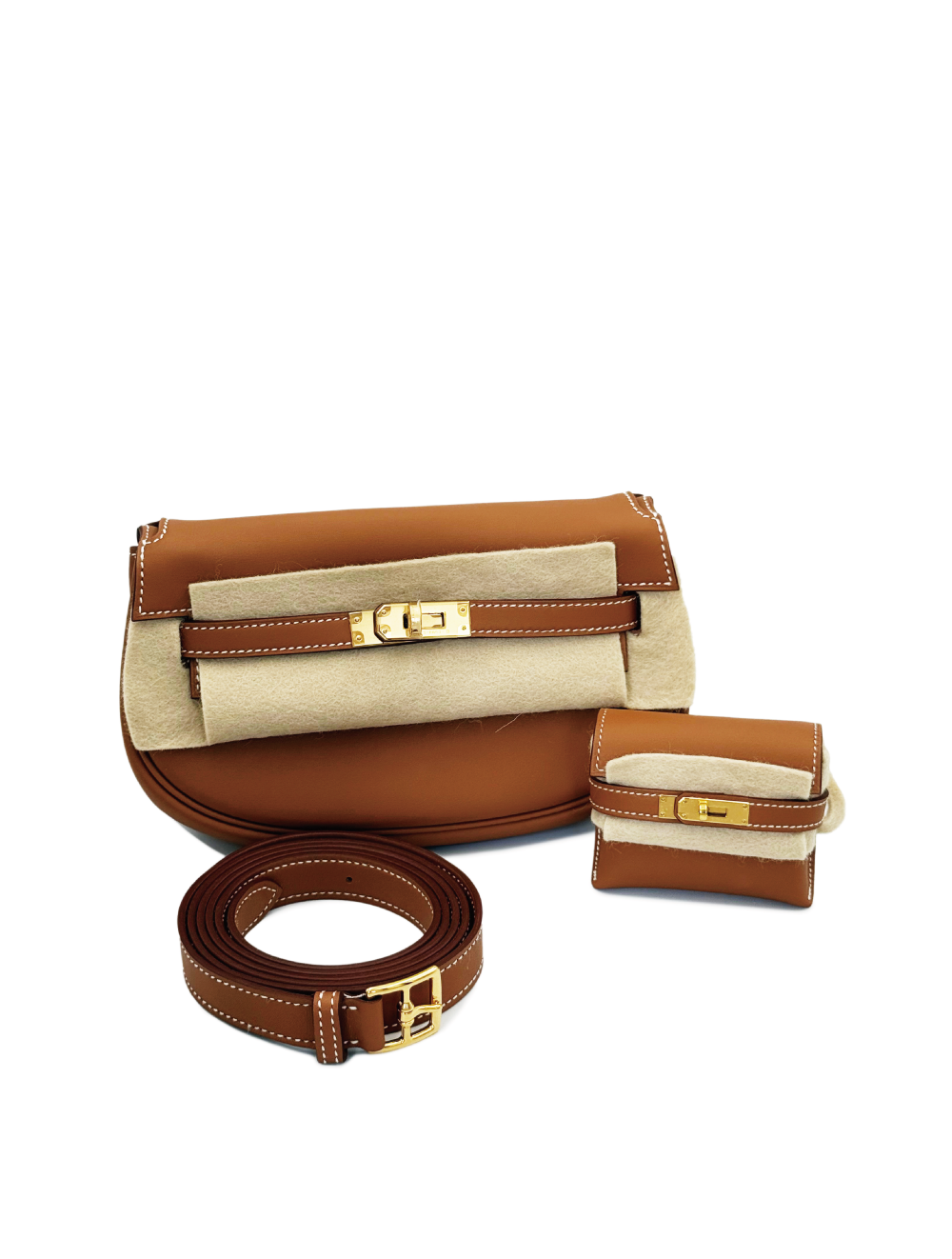 Hermes Kelly Moove - Gold Swift